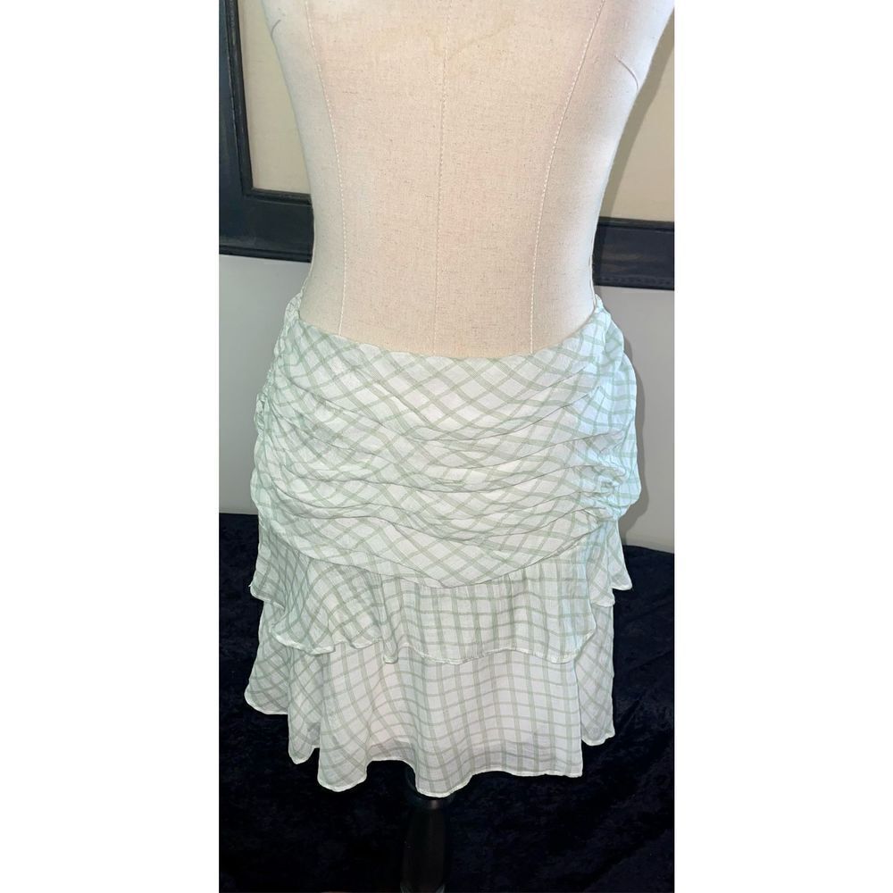 Mink Pink Plaid Skirt - Small